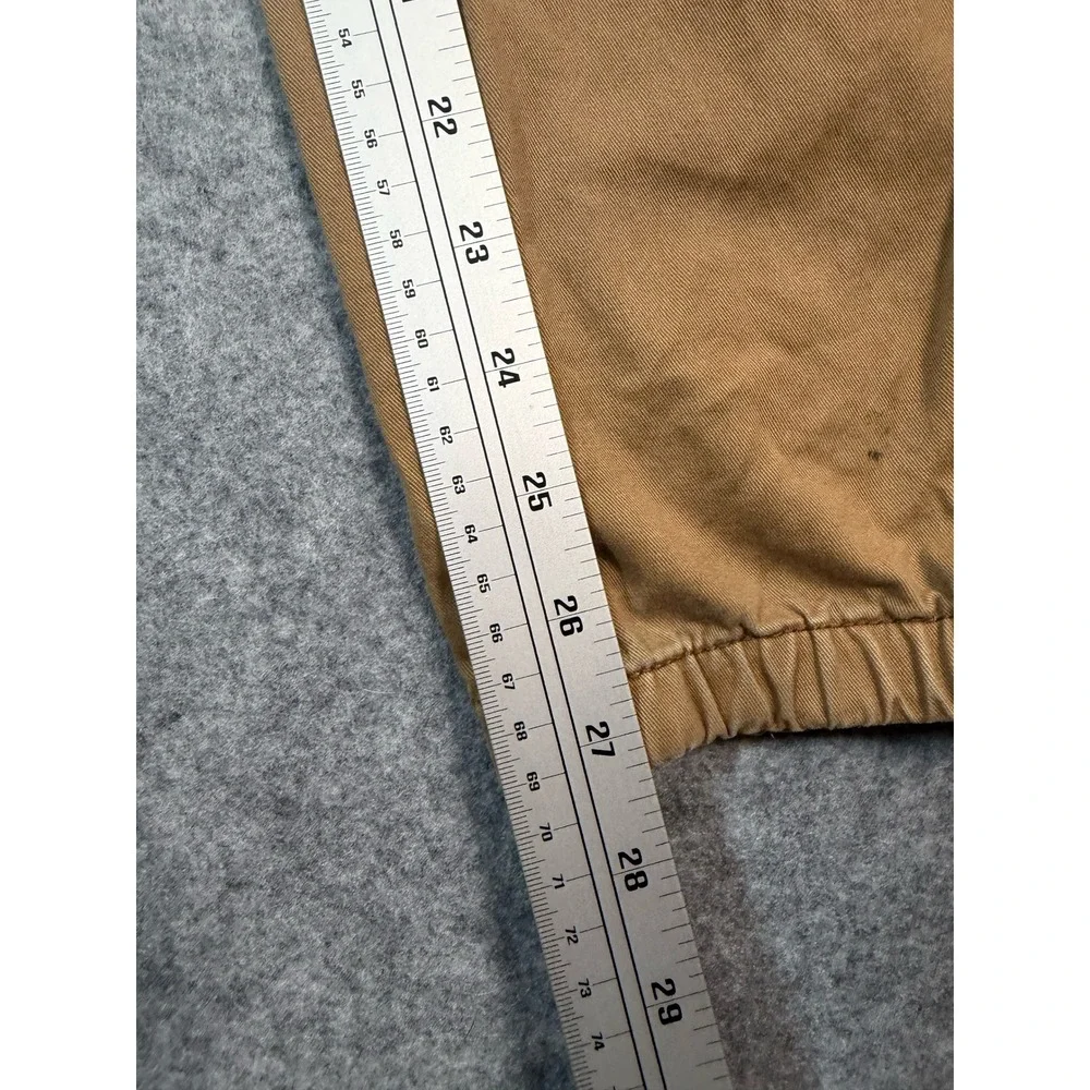 Old Navy Mens Modern Jogger Built-In Flex Khaki Tan Pants Size M Drawstring